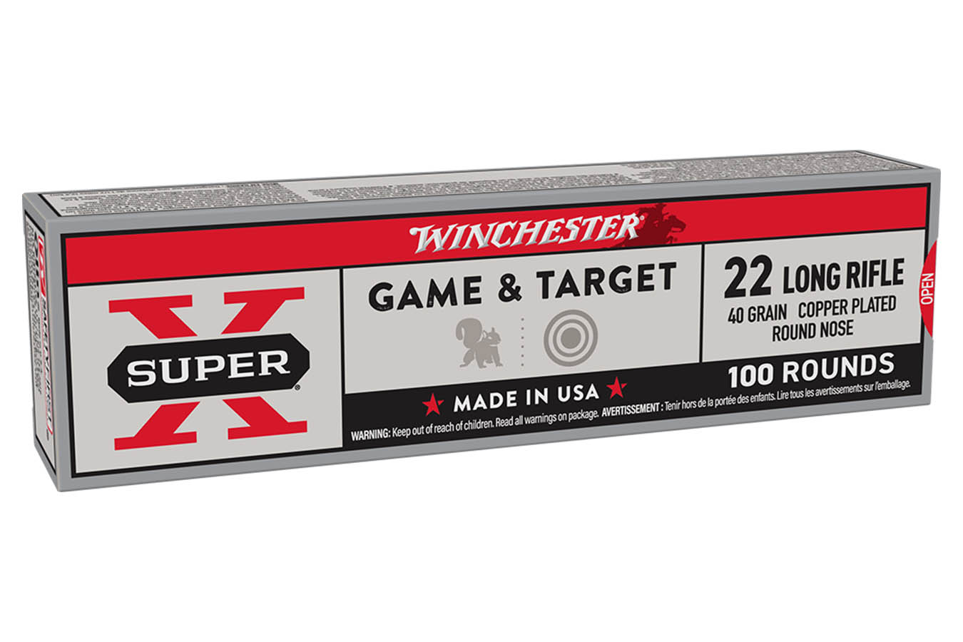 WINCHESTER AMMO 22LR 40gr CPRN Game And Target 100/Box